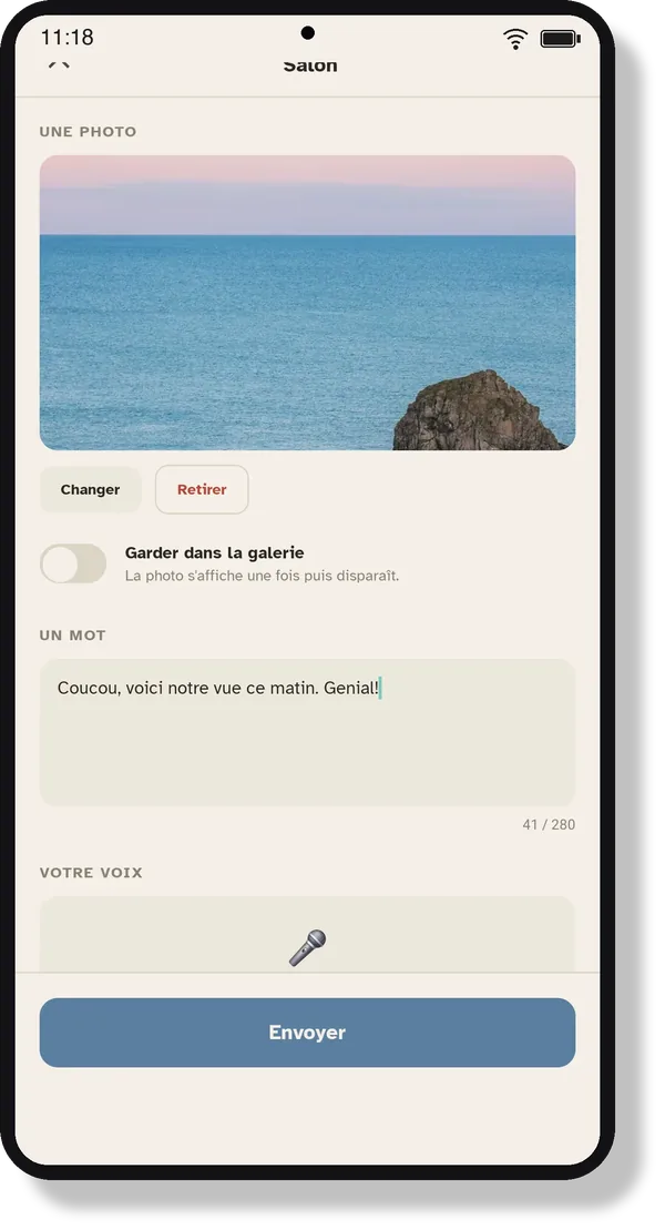 Envoyer un message